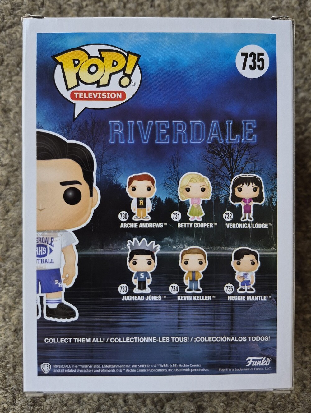 Funko Pop Vinyl Figure - Riverdale, Reggie Mantle - Television Edition (#735) - Picture 4 of 5